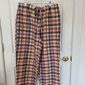 LL Bean Women's NWT Flannel pants Sz L